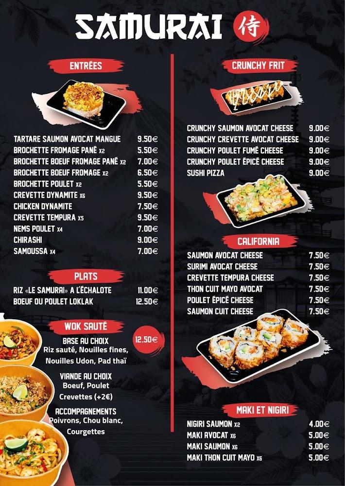 Le Samurai - Menu Image 1